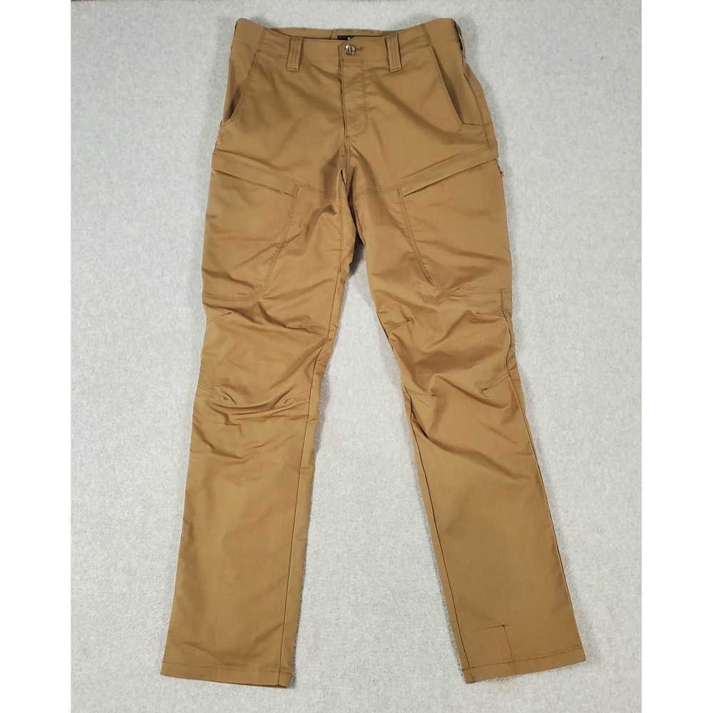 5.11 Tactical Ridge Pants Mens Size 32x34 Beige Slim Fit Cargo Work Hiking 74520